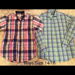 Boys Dress Shirts Size 14/16